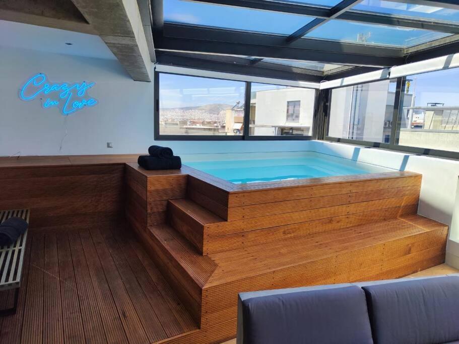 Gazi Pool House Apartamento Atenas Exterior foto